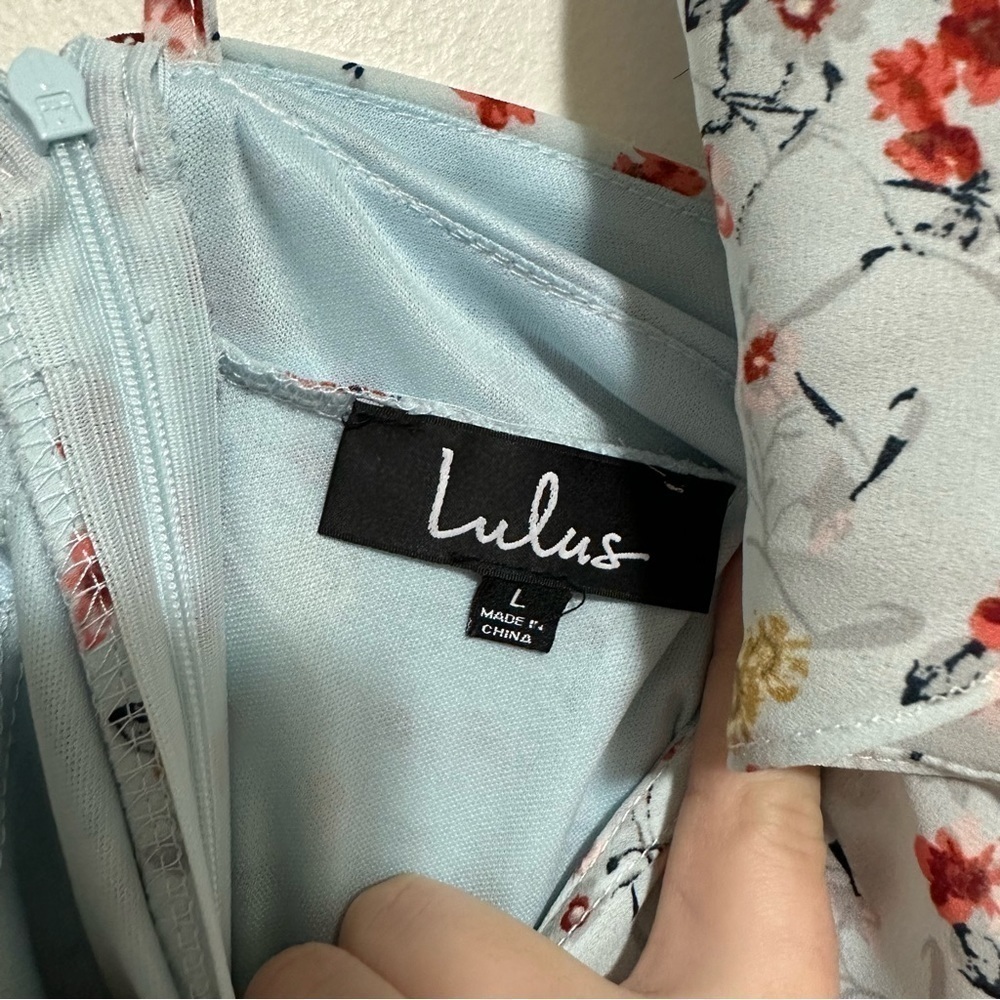 Lulus By the Bouq Floral Ruffle Mini Dress - Picture 8 of 8